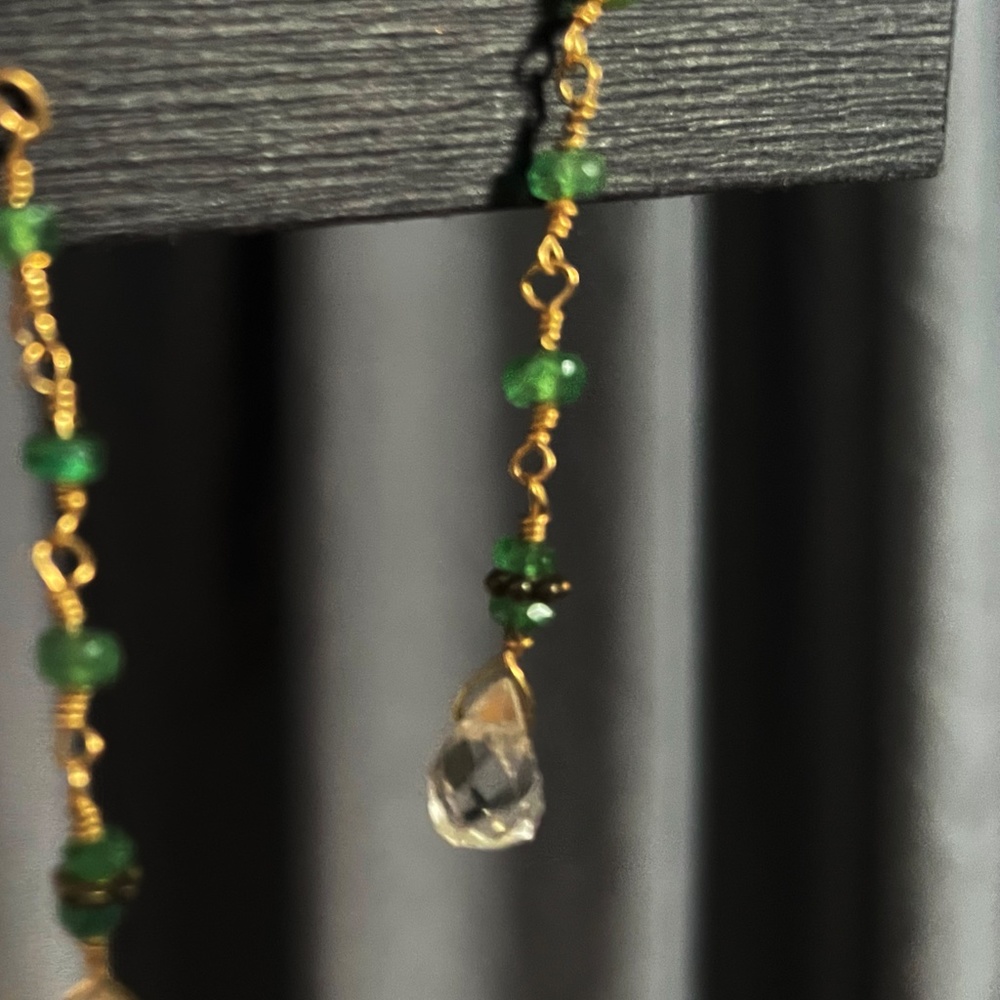 Lovely Alexis Bittar Long Delicate Dangling Earrings